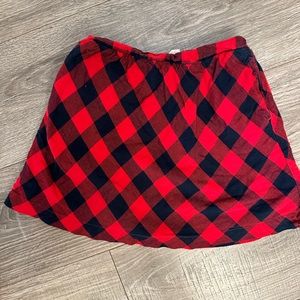 Girls Plaid skirt GAP